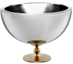 Champanheira inox gold g 49x36hcm