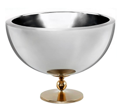 Champanheira inox gold p 35x29hcm