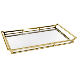 Bandeja nero gold 61x36x5cm
