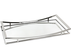 Bandeja silhouette silver g 56x36x6cm