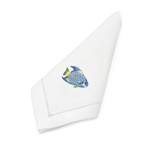 Guardanapo blue fin 40x40cm 100% algodao