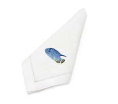 Guardanapo blue marin 40x40cm 100% algodao