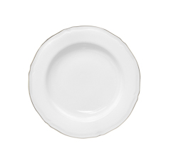 Prato fundo 23cm queen platino