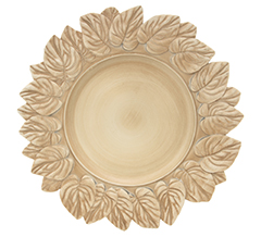 Sousplat folha 35cm