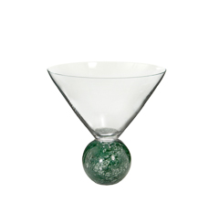 Taca martini marble verde 250ml