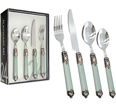 Faqueiro 24pcs jaipur jade
