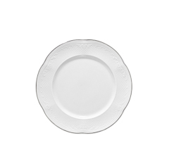Prato sobremesa noble platinum 21cm