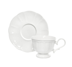 Xicara cha c/ pires retro ritz 200ml