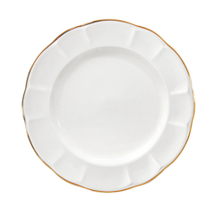 Prato raso retro ritz gold 27cm