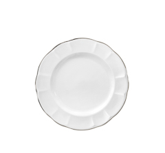 Prato sobremesa retro ritz platinum 21cm