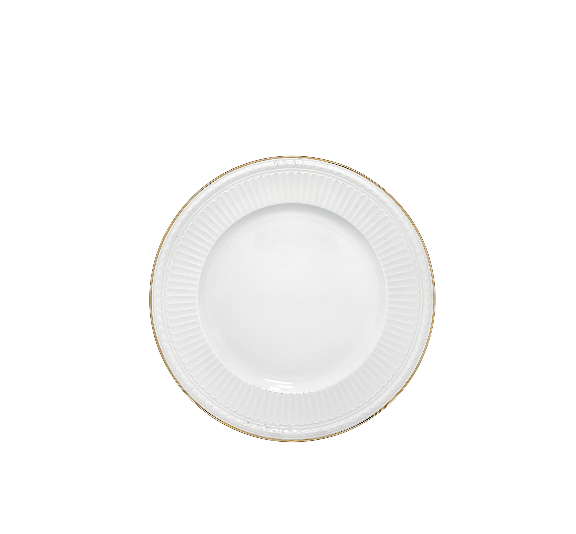 Prato sobremesa athena gold 21cm